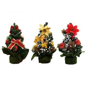 Petits Arbres de No&euml;l, 3pcs Artificielle Gel Arbres du Xmas Tree Stand Mini-Arbre de No&euml;l - Neuf