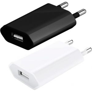 KAL- Pi&egrave;ces Chargeur Usb, 5V/1A Usb Prise Adaptateur Secteur, Embout Chargeur Adaptateur Universel, Usb Chargeur Pour Phone, Pad, Smartwatch,Tablette, &Eacute;couteurs, Prise Electrique Usb - Neuf