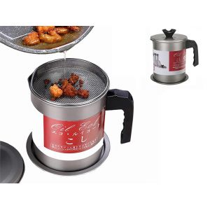 R&eacute;cipient De Stockage De Graisse De Bacon En Acier Inoxydable De 1,7 L Avec Passoire - Neuf