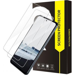 CAUC-Lot de 2 films de protection d'&eacute;cran en verre blind&eacute; pour Nokia X30 5G, duret&eacute; 9H, ajustement pr&eacute;cis, pas de bulles, film de protection d'&eacute;cran ultra transparent X30, bord 2.5D sans - Neuf