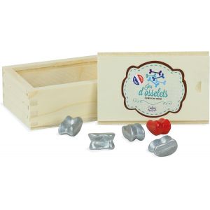 Eryi-- Jeu D'osselets, 6057, Petit, Beige - Neuf