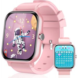 Kal-Montre Connectée Enfant Garcon Fille, Montre Intelligente Enfants 14 Jeux -Podomètre, Musique, Réveil, Moniteur Sommeil, 20+ Modes De Sport, Smartwatch Cadeau Fille Jouet 3 4 5 6 7 8 9 10 11 12 - Neuf