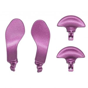 4pcs Manette De Jeu Palettes Arrière Boutons Arrière En Métal De Remplacement Professionnel Pour Manette Ps5 Edge Violet - Neuf