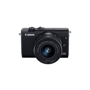 Canon EOS M200 24.1 mpix + Objectif EF-M 15-45mm f/3.5-6.3 IS STM MILC Noir - Neuf