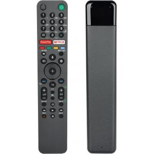 Rmf-Tx500E Télécommande Vocale Compatible Avec Sony 4K Hd Oled Tv Kd-55Ag9 Kd-65Ag9 Kd-98Zg9 Kd-77Ag9 Contrôleur De Rechange Avec Boutons Netflix Google Play - Neuf