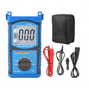 Testeur de resistance d'isolement numerique portable, plage automatique, ohmmetre megohmmetre (6688F) - Neuf