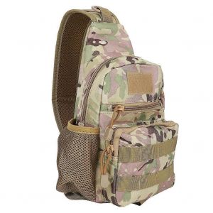 Sports Sling Chest Bag Camouflage Tactics Outdoor Compact Haversack Randonnée Cycling Pack BagCP - Neuf