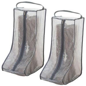Sac De Rangement Pour Bottes Housse Anti-Poussière Pour Chaussures Housse De Protection De Rangement Transparente Étanche À L¿Humidité - Neuf