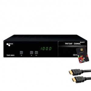 TRIAX THR9900 HD Récepteur satellite + Carte TNTSAT + Câble HDMi 2M Offert - Neuf