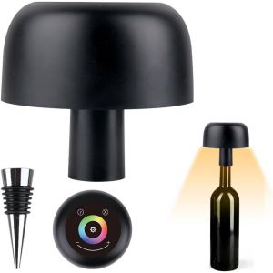 Kal-Lampe De Table Led Sans Fil, À Intensité Variable, 3 Couleurs, Avec Tactile, Led Rvb Sans Fil, Portable, Rechargeable, Lampe De Camping Pour Intérieur/Extérieur/Restaurant/Bar - Neuf