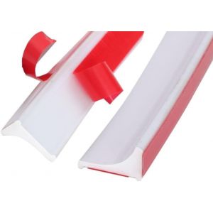 4m Bande D'&eacute;tanch&eacute;it&eacute; Silicone Seuil De Douche Barri&egrave;re D'eau Barriere De Douche Barrage D'eau Pour Bordure De Bain Comptoir Evier,Blanc (Deux C&ocirc;t&eacute;s Adh&eacute;sifs) - Neuf