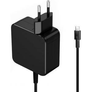 KALANKA-65W USB C Chargeur Ordinateur Portable,Compatible avec Lenovo,ASUS,Thinkpad Yoga,Huawei,Macbook Pro/Air,HP Chromebook,Acer Chromebook,Google,Samsung,USB C/Type C Adaptateur Secteur - Neuf