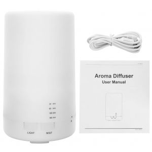 HJLIAN Humidificateur portable USB ultra-silencieux a brume fraiche, diffuseur d'huiles essentielles avec lumiere apaisante - Neuf