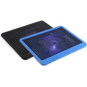 Tapis de Refroidissement pour Ordinateur Portable Silencieux, Base Refroidissante pour Matelas Refroidisseur pour Ordinateur Portable Refroidi à l'Air pour Supports de Fixation(Bleu).[S1602] - Neuf