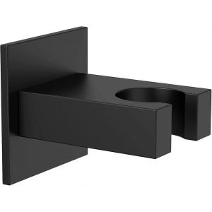 Support de douche à main noir Support de pomme de douche en laiton Support de pomme de douche mural Rectangle main - Neuf