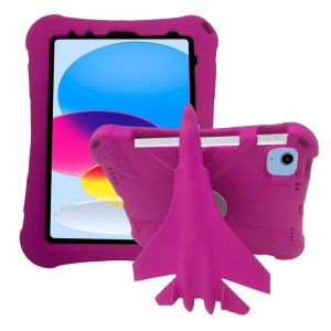 Housse De Tablette 360° Pour Ipad 11 (11e Et 10,9e Génération) 2022/2025 - Eva Antichoc - Roserouge - Neuf