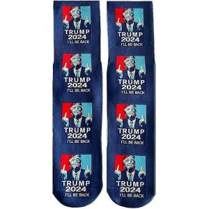 Crazy Socks Pour Hommes Chaussettes Fantaisie Drôle Coloré Snack & Junk Food Chaussettes Ras Du Cou À Motifs - Neuf