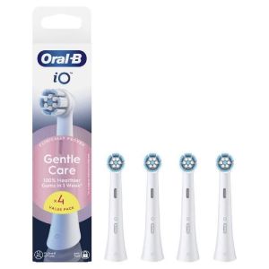 Recharges De Brosse A Dents - Oral B - Io - X4 Soin Doux Blanc - Neuf