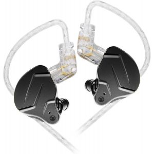 lbgwp60-Kz Zsn Prox Écouteurs Intra-Auriculaires À Armatures Équilibrées Technologie Hybride 1Dd 1Ba Écouteurs Confortables Avec Suppression Du Bruit (Pas De Micro, Noir) - Neuf