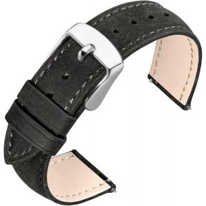 Kal-Bracelet De Montre Pour Homme Et Femme, Bracelets En Cuir Vintage À Dégagement Rapide 18mm 19mm 20mm 21mm 22mm - Neuf