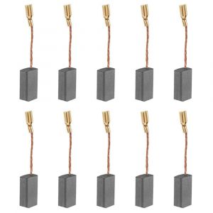 10PCS Balais de Charbon Brosse à Char-bon Moteur Outil électrique Universel Charbon pour Moteur électrique S1M-FF03-100A/6-100 A86C -16 * 8 * 5 * 46mm - Neuf