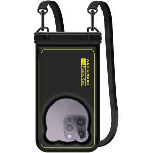 Kalanka-Pochette Étanche Flottante Smartphone Sac Étanche Ipx8 Étui De Téléphone Étanche Flottant Coque De Téléphone Waterproof Case Étanche Housse Étanche Téléphone Jusqu'à 6,8 Pouces - Neuf