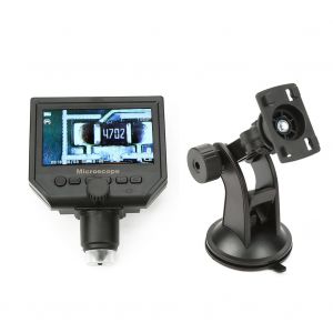 Microscope numerique portable G600 4,3"" avec loupe 1-600X, ecran LCD 1080P, 100-250 V (prise UE) - Neuf