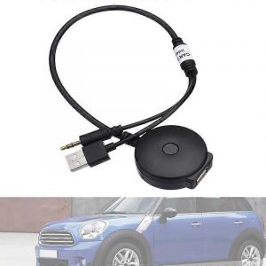 Câble adaptateur de musique sans fil Bluetooth audio AUX et USB pour BMW Mini Cooper - Neuf