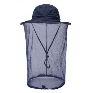 Visière De Protection - Bleu Royal - Chapeau D'apiculteur Avec Moustiquaire Intégrée - Neuf