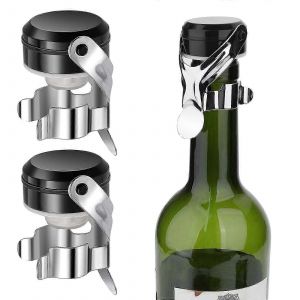 3 Pcs Bouchons De Champagne,Bouchons De Bouteille De Vin De Champagne Bouchon De Champagne Économiseur De Bouteille De Bouchon De Champagne Scellant Pour Champagne Pétillant - Neuf