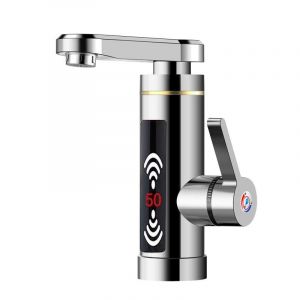 Chauffe-Eau Électrique Instantané - Robinet D'eau Chaude - Pour Salle De Bain, Cuisine - Chauffage Rapide - Robinet Rotatif À 360 ° - Avec Affichage Numérique Led - Neuf
