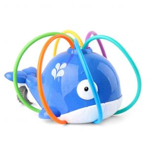 Bain D'eau Pour Enfants, Douche Tournesol, Douche D'été, Jouets D'eau Pour Salle De Bain Pour Bébé, Jouets De Piscine, Tortues Pour Enfants, Arroseurs, Bouche D'incendie Rouge-Baleine Bleue - Neuf