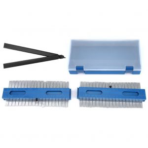 2 jauges de contour en metal de 200 mm pour carrelage, moquette, stratifie - Neuf