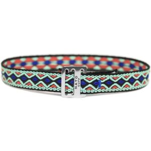 Kalanka-- Bracelet Ruban Ethnique 10mm - Fait Main En France Bijou Homme Ou Femme Ajustable - Neuf