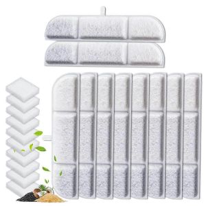 Filtres D'abreuvoir D'eau Pour Chat De Remplacement Pour Pompe D'abreuvoir D'eau Pour Animaux De Compagnie 84oz/2.5l Distributeur D'eau Pour Animaux De Compagnie Fi - Neuf