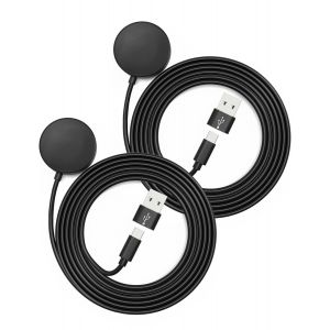 KALANKA-2PCS 100cm Chargeur pour Samsung Galaxy Watch 7/Ultra/6/6 Classic/5/5 Pro/4/4 Classic/3/Active 2/Active 1/Fe, avec Adaptateur USB vers USB C, C&acirc;ble Charge Rapide Magn&eacute;tique pour Montre Samsun - Neuf