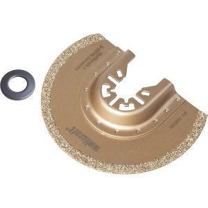 1 Lame De Scie Segment&eacute;e ""Pro"", Concr&eacute;tion De Carbure De Tungst&egrave;ne, &Oslash; De Coupe 85 Mm + 1 Bague D'adaptation Pour Bosch Pms 250 Ces Argent - Neuf