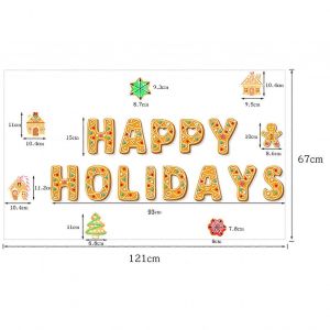 Joyeux Noël Porte De Garage Autocollant Décoratif Avec Magnétique - Neuf