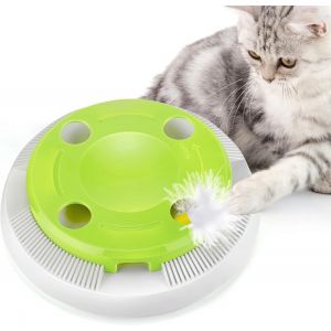 Jouet Pour Chat Interactif Automatique Jouet &Agrave; Plume Electrique Intelligent Electronique Jeux Dr&ocirc;le Rotatif Al&eacute;atoire Cadeau Pour Chaton Educatifs Formation - Neuf