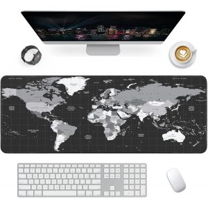 TIANYI-Tapis de Souris Gaming XXL Mousepad 800 x 300mm, Grand Tapis de Bureau sous Main avec Base en Caoutchouc antidérapante pour Gamer,Personnel de Bureau(Carte du Monde) - Neuf