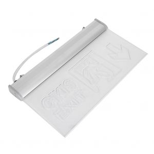 Panneau lumineux de sortie de secours a LED en PMMA, indicateur de securite, 220 V, turc et anglais - Neuf