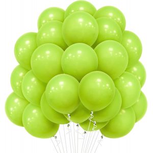 Lot De 30 Ballons En Latex Pour Décoration De Fête D'anniversaire, Mariage, Fête Prénatale, Carnaval, Événements - 30,5 Cm - Vert Pastel - Neuf