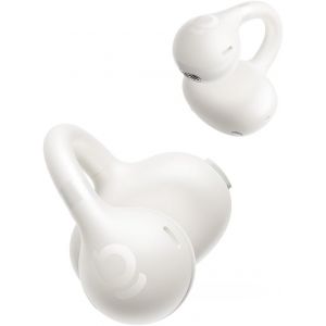 Bc1 Casque Open Ear Clip D'Oreille Avec Son Impressionnant, Amplification Des Basses Adaptative, Bluetooth 6.0, R&eacute;duction Du Bruit Lors Des Appels, Ip55, Batterie 38H, Bourgeons L&eacute;gers - Blanc - Neuf