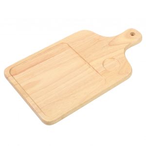 Hjlian Planche A Decouper Rectangulaire A Rainures Pour Pizza, Pain, Fromage, Plateau Avec Poignee, Ustensile De Cuisine Pour La Maison - Neuf
