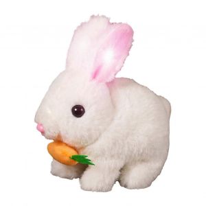 Bunby, Bunby - Mon lapin en peluche réaliste, un lapin réaliste qui peut marcher et parlerbunby Mon lapin en peluche réaliste, un robot lapin interactif et réaliste en peluche de Pâques-C - Neuf