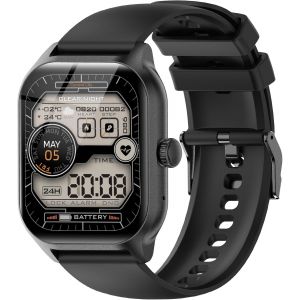 Kal-Montre Connectée Homme Femme, 2.01'' Hd Sportifs Smartwatch Avec Répondre Numéroter, Montre Intelligente Sport Etanche Ip68 Podometre/Cardiofrequencemetre/Moniteur De Sommeil Pour Android Ios - Neuf
