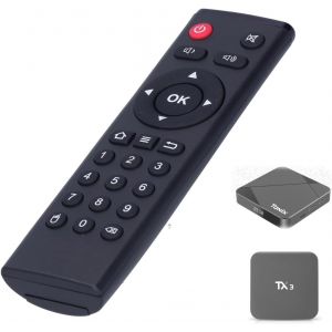 Télécommande De Boîte De Télévision, Bouton En Silicone De Coque Abs Tx6 Remplacement De La Télécommande De Télévision Pour Android Tv Box Pour Tanix Tx5 Max Tx3 Max, Pour Tx6 Tx92 - Neuf