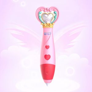 Stylo D'impression 3d, Dessin Anime, Usb, Puzzle Electronique, Jouet Educatif, Pour Garcons Et Filles, Rose - Neuf