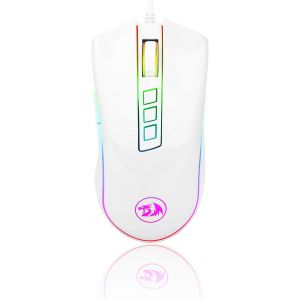 M711 Cobra Souris de Jeu avec 16,8 Millions de Couleurs RVB et rétroéclairage, 10 000 DPI réglables, Prise en Main Confortable, 7 Boutons programmables (Le Noir) - Neuf