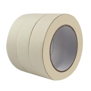 Lot De 3 Rubans De Masquage Multi-Surfaces 50m X 30mm Pour Peinture,Ruban De Peintre Pour Lignes &Eacute;pur&eacute;es,D&eacute;coration,Peintres,Ruban De Masquage Et De Peinture Adh&eacute;sif Sans Laisser - Neuf